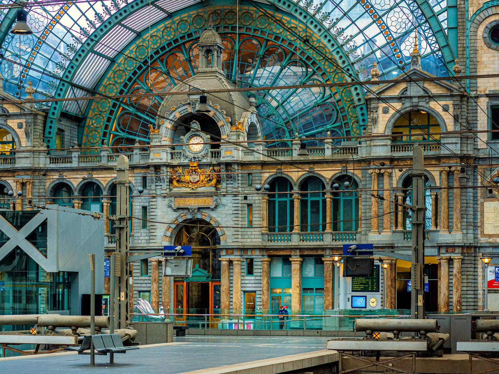 The layered monumentality of Antwerp Central Station